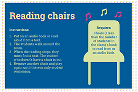 Reading chairs