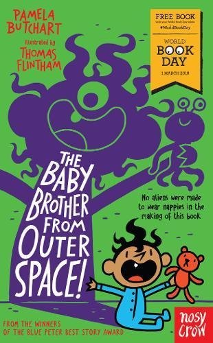 Book cover for The Baby Brother from Outer Space